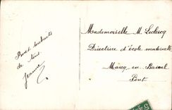 CPA Bonne Fete Femme Fleurs