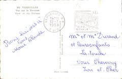 CPA Versailles vue sur la Terrasse 