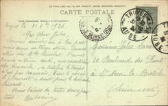 CPA Troyes Aube le Lycee Construit en 1860 sur l'emplacement de la premiere gare de Troyes qui avait