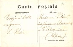 CPA Versailles Palais du Petit Trianon Chambre de Marie Antoinette 