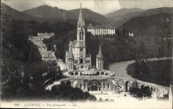 CPA Lourdes Vue plongeante 