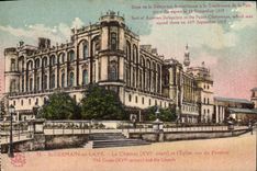 CPA St Germain en Laye Le Chateau et l'Eglise 