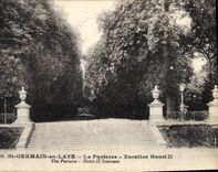 CPA St Germain en Laye Le Parterre Escalier Henri IV 