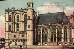 CPA St Germain en Laye Le Chateau Facade Sud Ouest Le Musee 