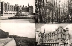 CPA Sainte Germain en Laye et ses Merveilles Le Chateau vu de l'Esplanade la foret la terrasse et vu