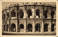 CPA Nimes Gard Vue exterieure des arenes 