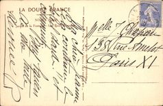 CPA La Douce Grance Nimes Gard Jardin de la Fontaine Les Bains Romains 