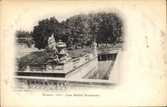 CPA Aigues Mortes Les Bains Romains 