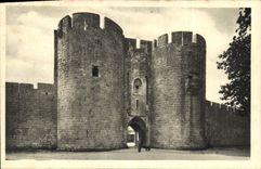 CPA Aigues Mortes Gard Les Remparts Porte de la Gardette 