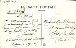 CP  Nimes Jardin de la Fontaine Interieur de la Grotte 