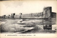 CPA Aigues Mortes Les Remparts cote Sud 