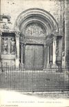CPA St Gilles du Gard Portail detail de droite 