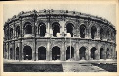 CPA Nimes Gard Les Arenes Cote Ouest 