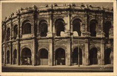 CPA Nimes Gard Vue exteriure des Arenes 