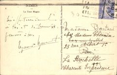 CPA Nimes La Tour Magne 