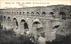 CPA Nimes Le Pont du Gard 