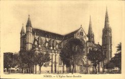 CPA Nimes l'Eglise Saint Baudile 