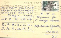 CPA Nimes Gard La Fontaine La Source 