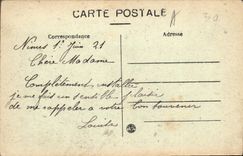 CPA Nimes Le Jardin de la Fontaine 