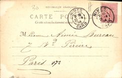 CPA Nimes Vue generale de la Fontaine 