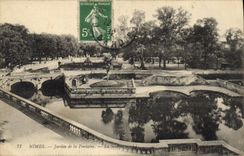 CPA Nimes Jardin de la Fontaine La Source 