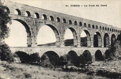 CPA Nimes Le Pont du Gard 