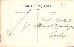 CPA Nimes Les Trois Piliers Romains 