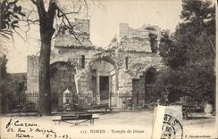 CPA Nimes Temple de Diane 