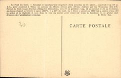 CPA Le Pont du Gard Etude des arches 