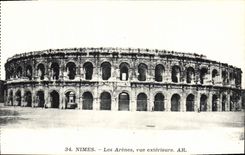 CPA Nimes Les Arenes vue exterieure 