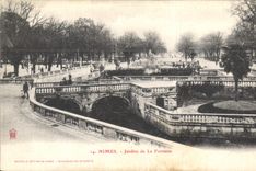CPA Nimes Jardin de la Fontaine 