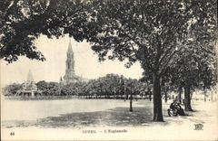 CPA Nimes l'Esplanade 