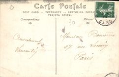 CPA Nimes Jardin de la Fontaine les Bains Romains 