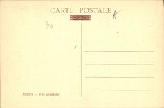 CPA Nimes vue generale 