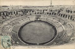 CPA Nimes Intereiur des Arenes 