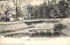 CPA Nimes Source de la Fontaine 