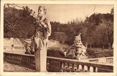 CPA Nimes Jardin de la Fontaine le Nymphee 