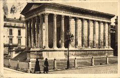 CPA Nimes Gard La Masion Carree 