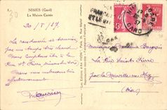 CPA Nimes Gard La Masion Carree 