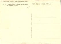 CPA Vals les Bains l'Argentiere le Chateau et les bords de la Ligue