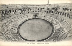 CPA Nimes Interieur des Arenes 