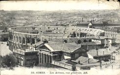 CPA Nimes les arenes vue generale 
