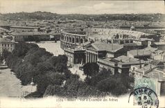 CPA Nimes Vue d'ensemble des Arenes 