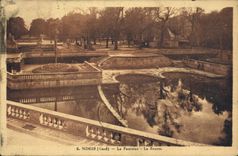 CPA Nimes Grd La Fontaine la Source 