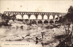 CPA Nimes Le Pont du Gard 