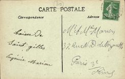 CPA Saint Gilles du Gard l'Eglise 