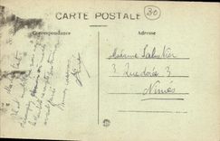 CPA Nimes Jardin de la Fontaine 