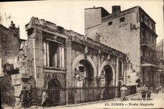 CPA Nimes Porte Auguste 