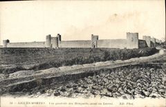 CPA Aigues Mortes vue generale des Remparts prise au Levant 