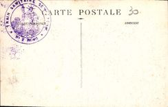 CPA Nimes Jardin de la Fontaine un coin des Bains Romains 